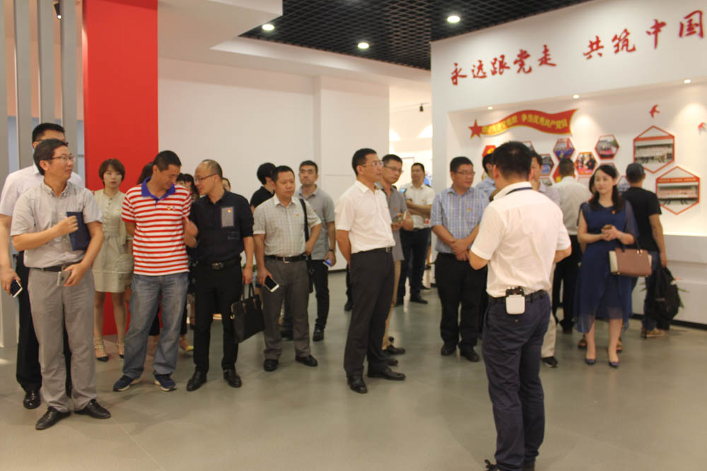 温职院领导一行参观银河集团(galaxy)党建文化